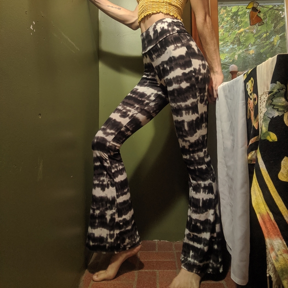 Soft black & white pants